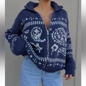 Bailey Rose Holland Zip Up Cardigan